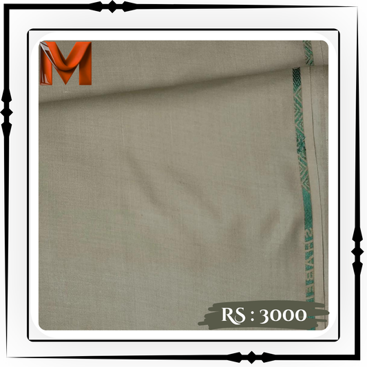 Sage Green Wash & Wear - Unstitched Fabric for Men