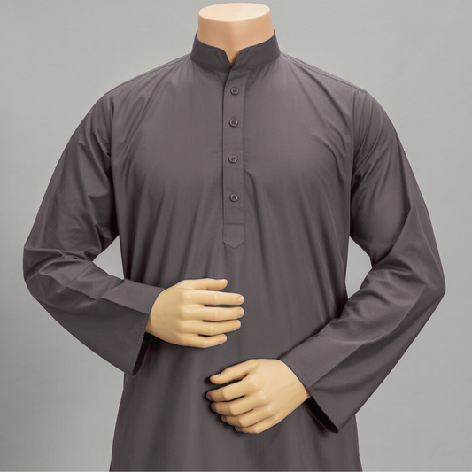 Gray Wash & Wear - Unstitched Fabric for Men
