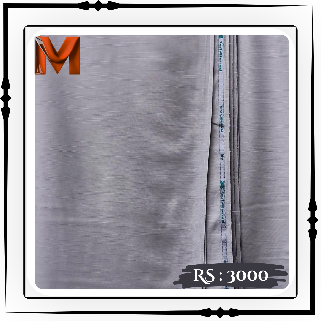 LIght Purple Wash & Wear - Unstitched Fabric for Men