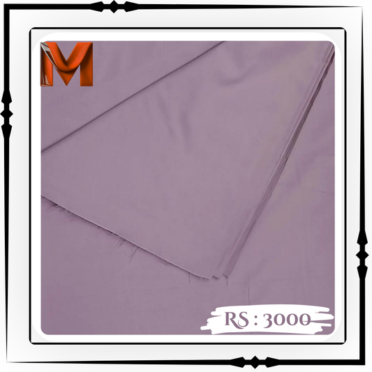 Dark Purple Wash & Wear - Unstitched Fabric for Men