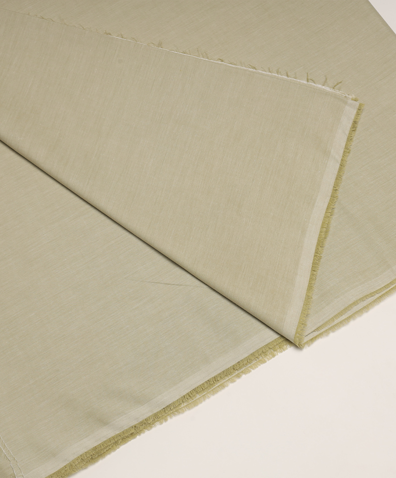 Premium Unstitched Cotton Light Beige Fabric – Smooth Finish & Elegant Feel - Image 4