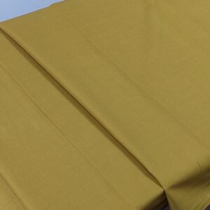 Premium Unstitched Cotton khaki green Fabric – Smooth Finish & Elegant Feel