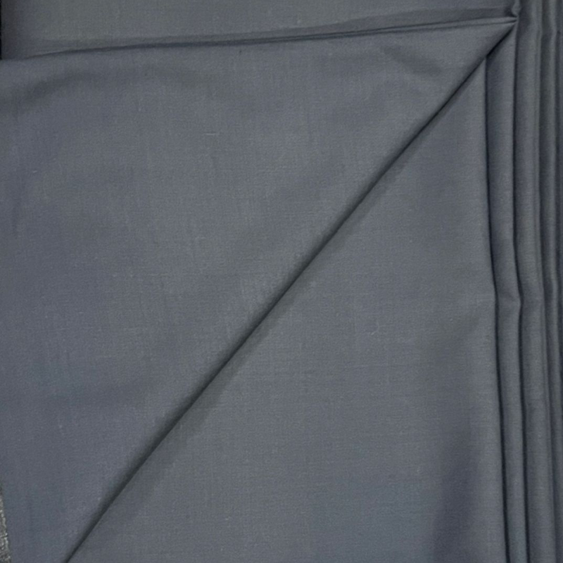 M-WAS-SF-BL-012 | Premium Men's Wash & Wear Unstitched Fabric 4m | Black | Soft Feel | Malabisun